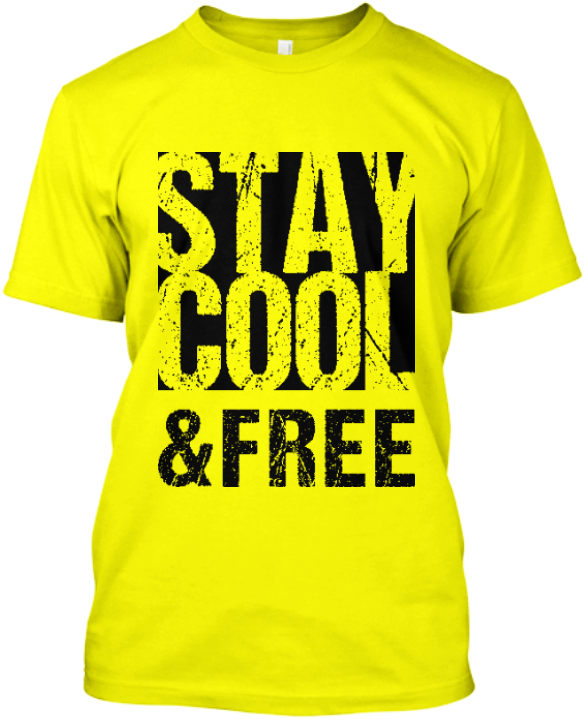 Stay cool and free yellow